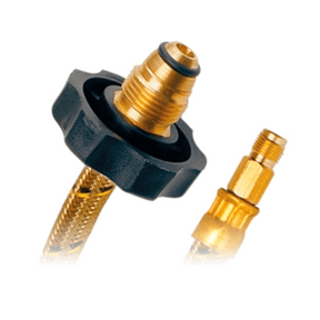 Coflex gas vinilo pigtail 7/16 m x 718 izq con maneral .55 cm VG-P55