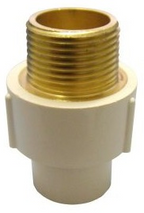 Fleximatic adaptador macho con inserto CPVC 13 mm 1/2 46-200