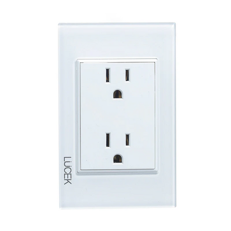 Lucek cristal blanco contacto duplex