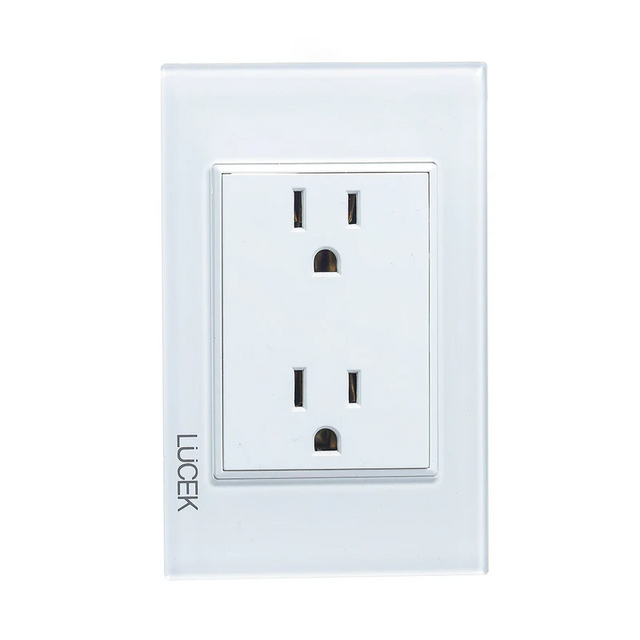 Lucek cristal blanco contacto duplex