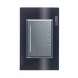 Lucek cristal negro 1 interruptor escalera 3 modulos