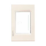 Lucek cristal dorado boton timbre 3 modulos - imagen 2