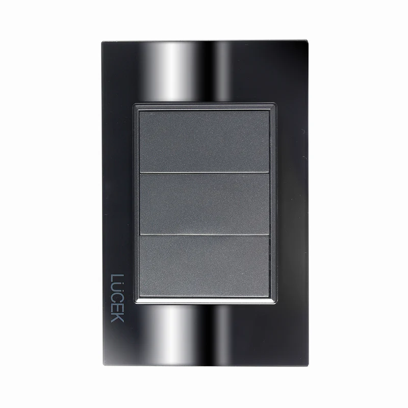 Lucek cristal negro placa ciega