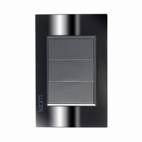 Lucek cristal negro placa ciega