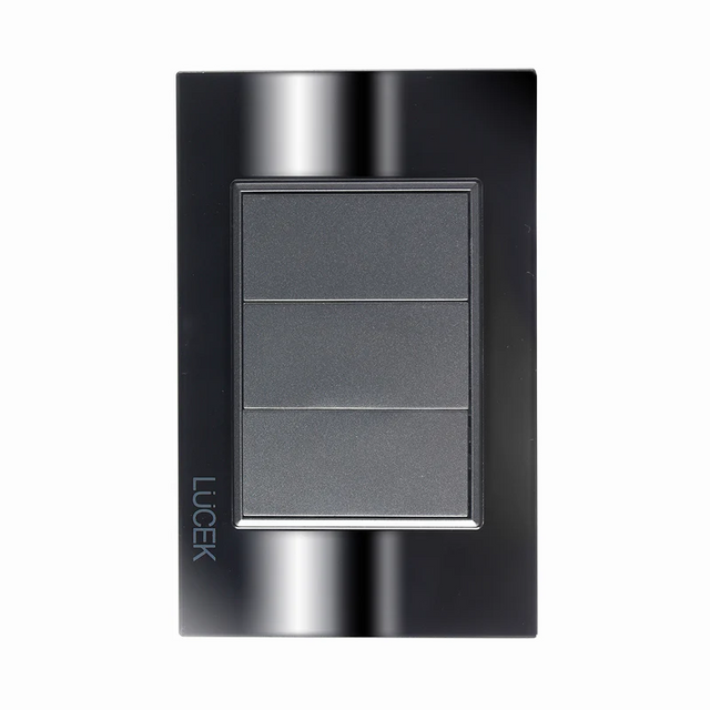 Lucek cristal negro placa ciega