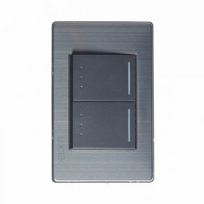 Lucek premium anodizado metalica 2 apagadores de escalera 1.5 mod