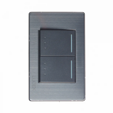 Lucek premium anodizado metalica 2 apagadores de escalera 1.5 mod