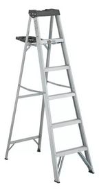 Scala tijera aluminio SC-2314-06 altura 1.84 6 escalones