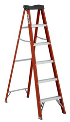 Scala tijera fibra SC-3310-06 altura 1.82 6 escalones