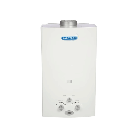Kalotron calentador instantaneo tres perillas/display gas LP. 7.1 L./min. modelo KTI-11