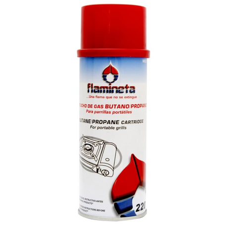 Flamineta gas but/prop parrilas portatiles 220 grs