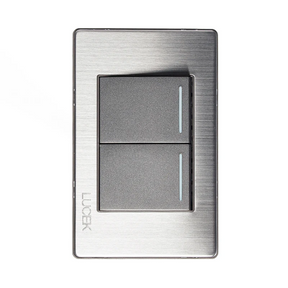 Lucek premium anodizado 2 apagadores sencillos 1.5 mod