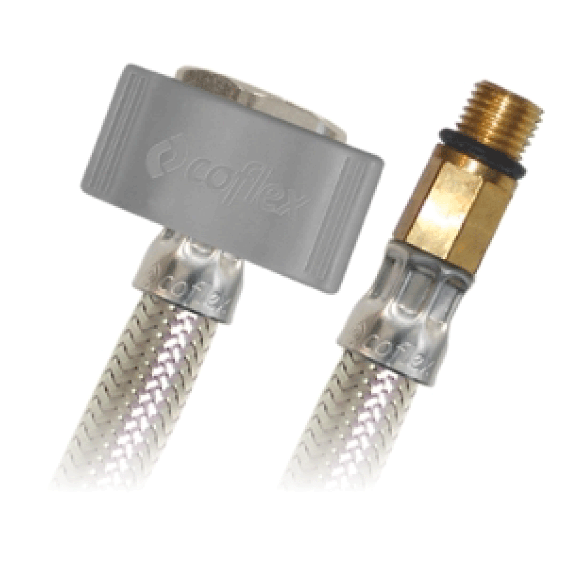 Coflex conector flexible acero lavabo 3/8UNEX1/2FIP-55 cm