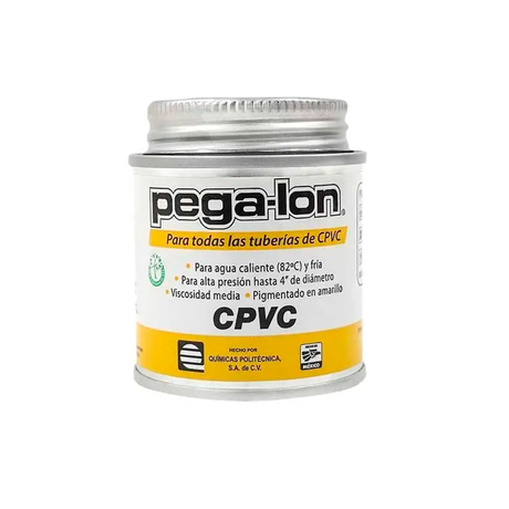 Cemento para CPVC Pegalón etiqueta amarilla 90 ml