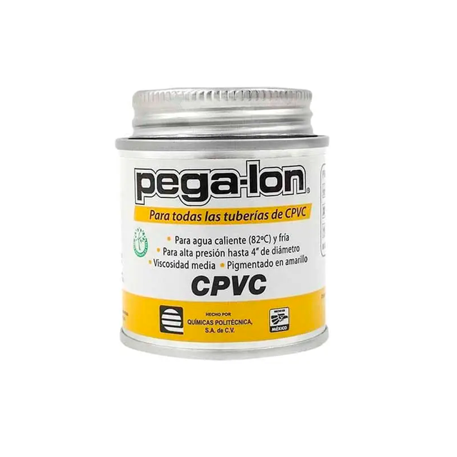 Cemento para CPVC Pegalón etiqueta amarilla 90 ml