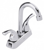 Dica 4053 mezcl. ecol. de 4 pulg. para lavabo con cubierta y manerales tipo bar cuello alto