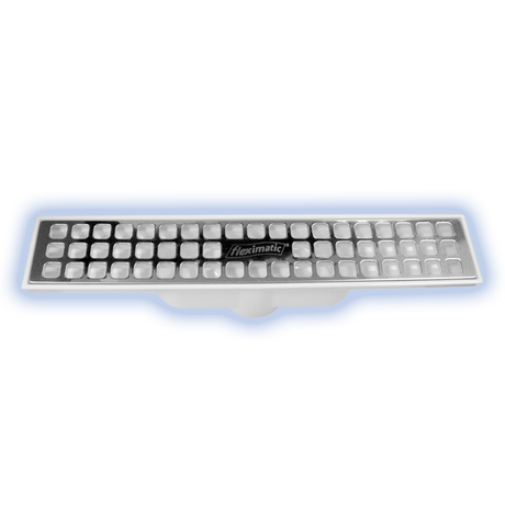 Fleximatic coladera alargada 30X5 cm check anti-olores material ABS