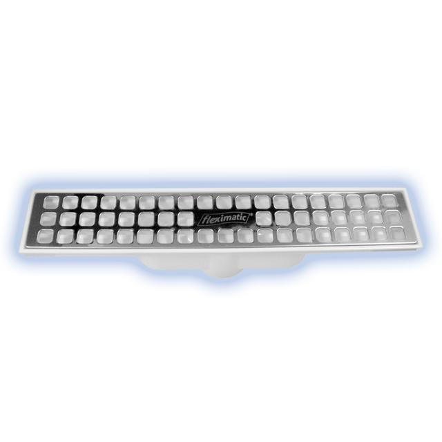 Fleximatic coladera alargada 30X5 cm check anti-olores material ABS