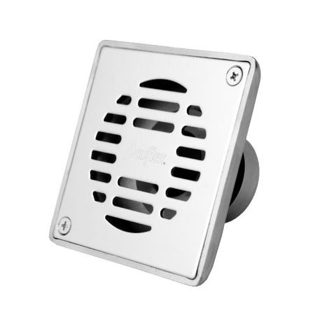 Coflex coladera cuadrada de acero inoxidable con rejulla de inox