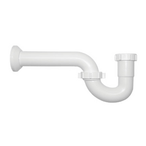 Coflex trampa plastica blanca sin registro para lavabo y/o fregadero