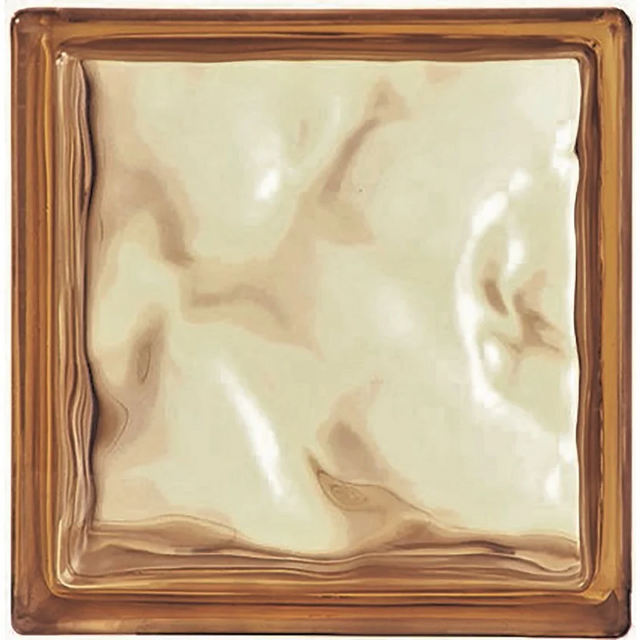 Vidrio block avana- bronce shade 19X19X8