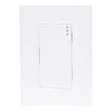 Igoto apagador sencillo con placa, color blanco PB511-B