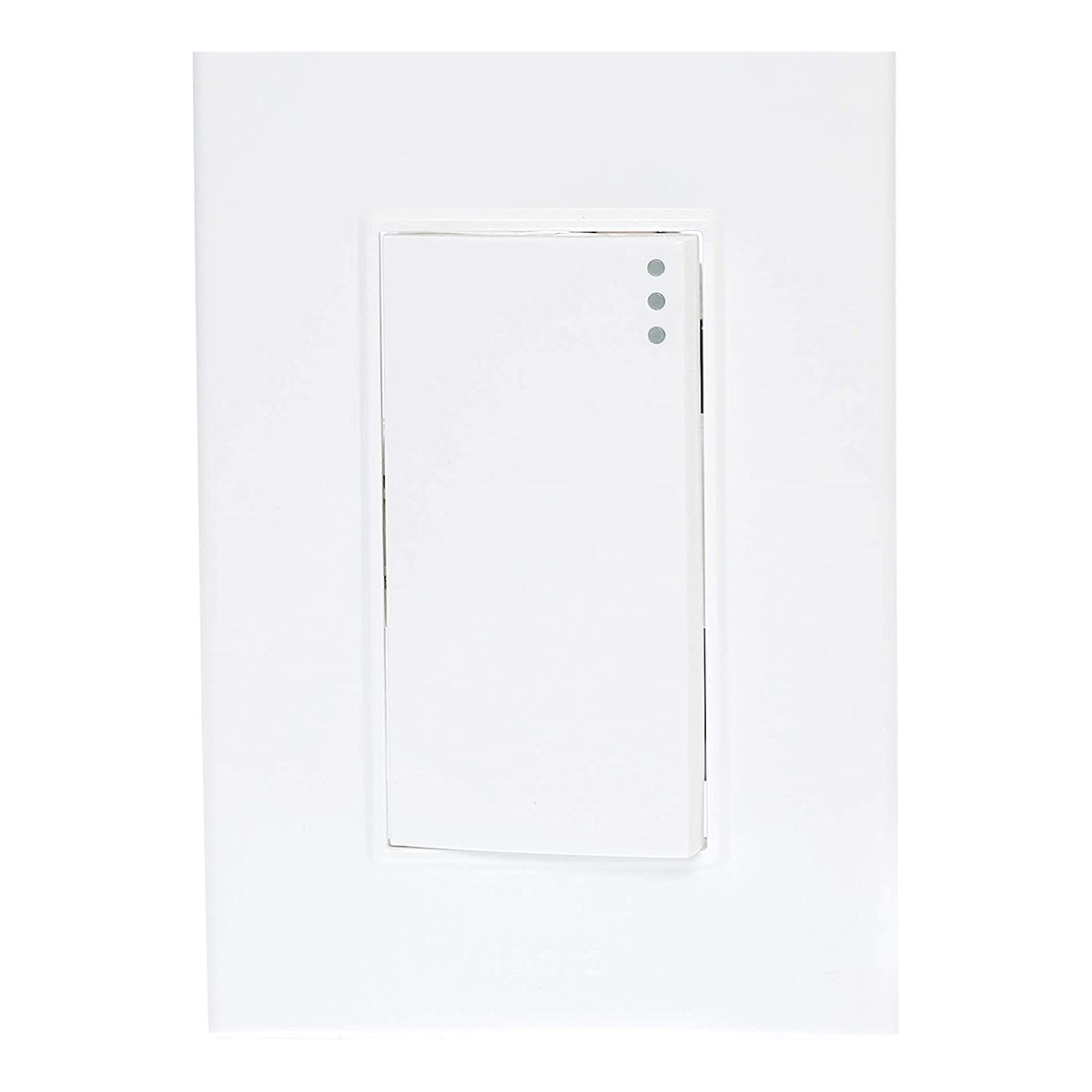 Igoto apagador sencillo con placa, color blanco PB511-B