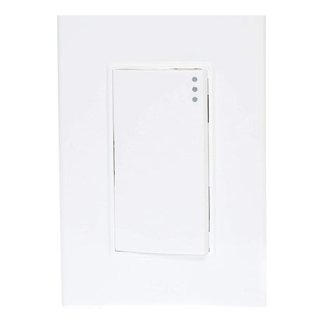 Igoto apagador sencillo con placa, color blanco PB511-B