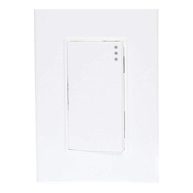 Igoto apagador sencillo con placa, color blanco PB511-B