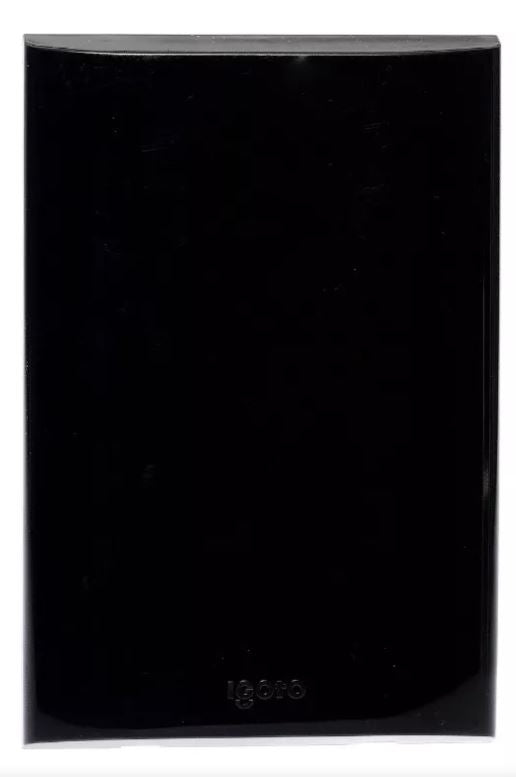 Igoto placa ciega style negra PS1200-N