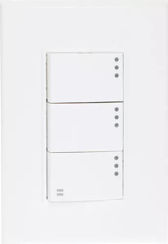 Igoto placa lugano plus armada con 2 apagadores sencillos y 1 escalera PB615-B