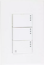 Igoto placa lugano plus armada con 2 apagadores sencillos y 1 escalera PB615-B