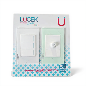 Lucek exhibidor mostrador triangulo cristal
