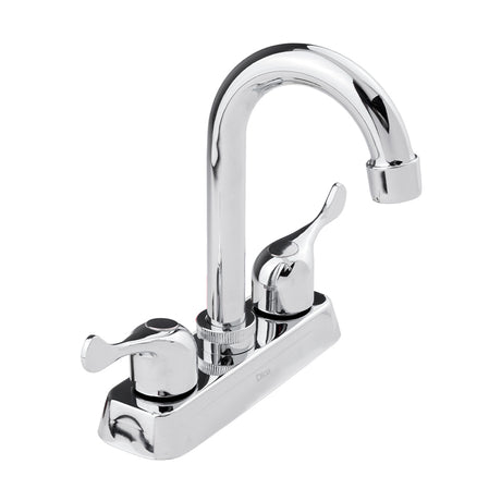 Dica 4084 mezcl. ecol. de 4 pulg. para lavabo con cubierta y manerales tipo bar palancas pestana