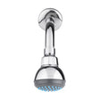 Dica 4506BL regadera ecol. 2 pulg. de cebolla con brazo y chapeton cromo