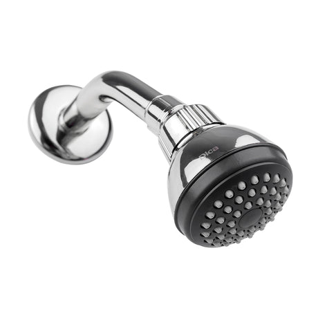 Dica 4506BL regadera ecol. 2 pulg. de cebolla con brazo y chapeton cromo - imagen 2