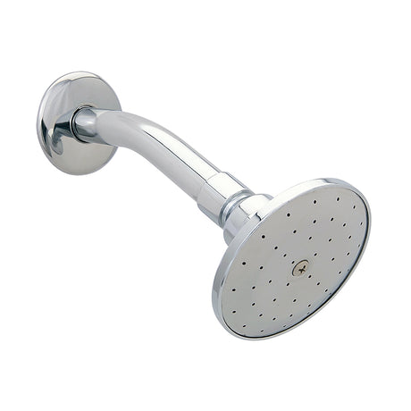 Dica 4504BL regadera 2 pulg. de cebolla con brazo y chapeton cromo