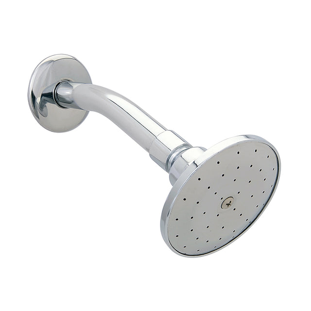 Dica 4504BL regadera 2 pulg. de cebolla con brazo y chapeton cromo