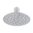 Dica 4534R regadera ecol. 4 pulg. de plato redondo sin brazo y chapeton espejo