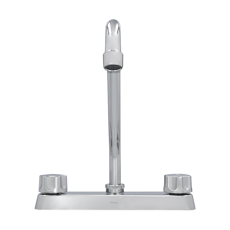 Dica 4318TS mezcl. ecol. 8 pulg. cuello corto para fregadero