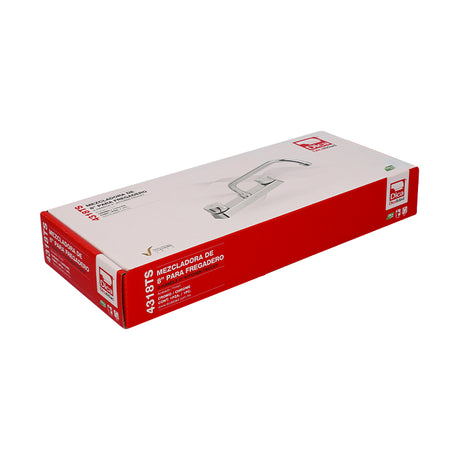 Dica 4318TS mezcl. ecol. 8 pulg. cuello corto para fregadero - imagen 3