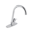 Dica 4086 monomando alto ecologico para fregadero con mangueras altura 29.5 cm. inclinado