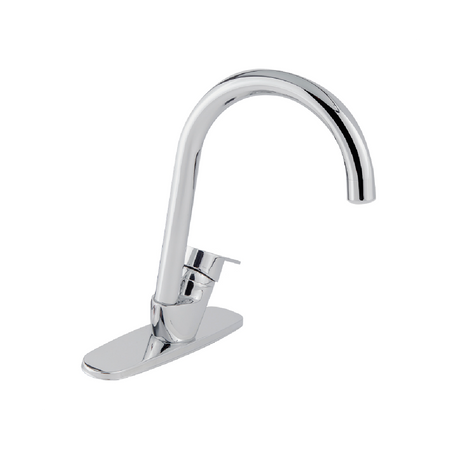 Dica 4086 monomando alto ecologico para fregadero con mangueras altura 29.5 cm. inclinado