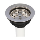 Dica 3730CB cespol plastico flex. con bote grande con contracanasta clasica para fregadero blanco - imagen 3