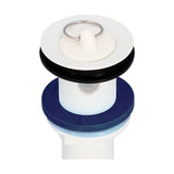 Dica 3701CB cespol plastico flex. con bote chico con cubierta plastica para lavabo blanco - imagen 4