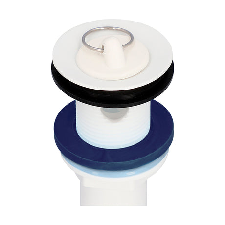 Dica 3701CB cespol plastico flex. con bote chico con cubierta plastica para lavabo blanco - imagen 4