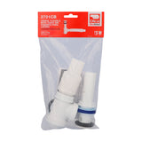 Dica 3701CB cespol plastico flex. con bote chico con cubierta plastica para lavabo blanco - imagen 7