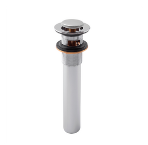 Dica 4206CP contracanasta tipo push y rebosadero para lavabo