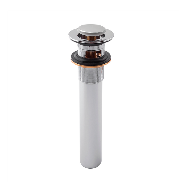 Dica 4206CP contracanasta tipo push y rebosadero para lavabo