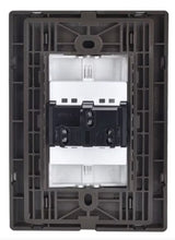 Igoto placa armada inox con 1 apagador escalera de 3 mã“dulos plata - imagen 2
